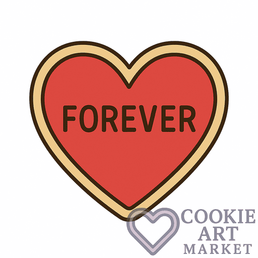 Forever Yours Cookie Design