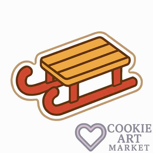 Christmas Sled Charm