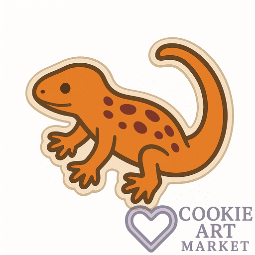 Flat Salamander Charm