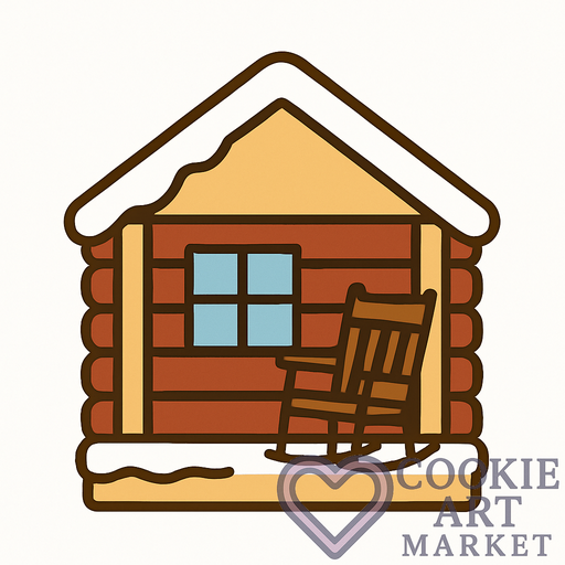Cozy Cabin – Serene Winter Porch