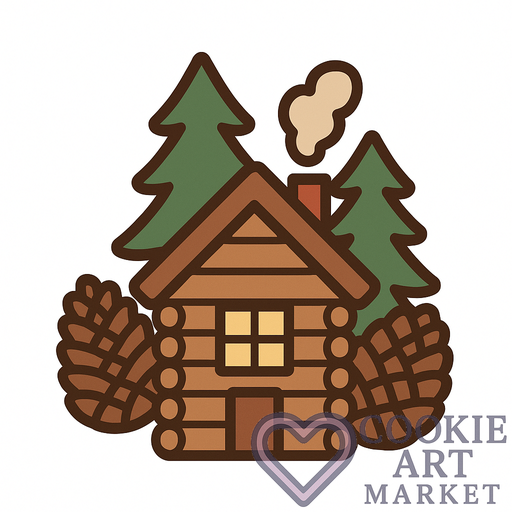 Cozy Cabin – Frosty Forest Retreat