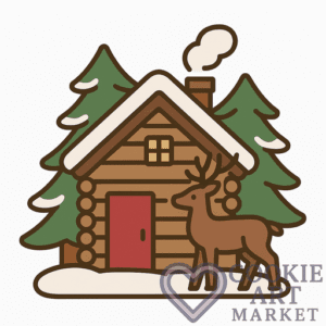 Cozy Cabin – Deer by the Cozy Cabin