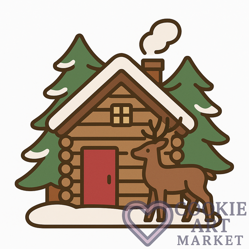 Cozy Cabin – Deer by the Cozy Cabin
