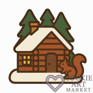 Cozy Cabin – Squirrel’s Snowy Abode