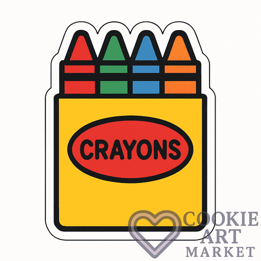 School Days Crayon Cutout