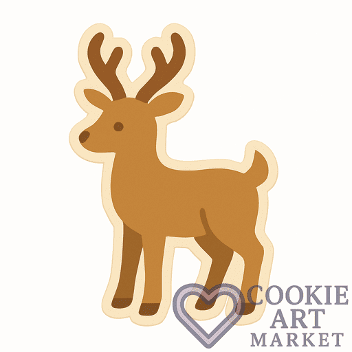 Graceful Deer Cookie Design