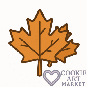 Fall Leaves – Classic Maple Leaf Cookie Design