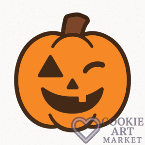 Jack-o-Lantern – Halloween Wink Cookie Design Jack-o-Lantern – Halloween Wink Cookie Design