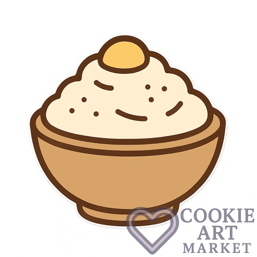 Classic Mashed Potatoes Illustration