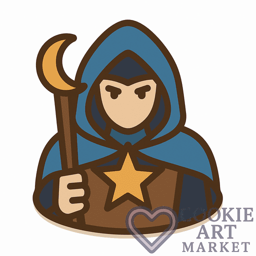 Fantasy Emblem Cookie Art