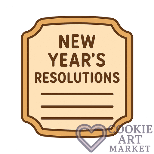 Celebratory New Year Cookie