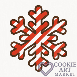 Snowflake – Candy Cane Snowflake Delight