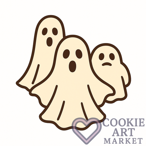 Spooky Silhouettes – Ghostly Trio Cookie Cutter