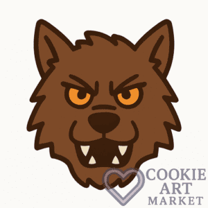 Spooky Silhouettes – Halloween Howler: Werewolf Cookie