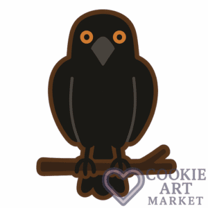 Spooky Silhouettes – Spooky Raven Cookie Cutter