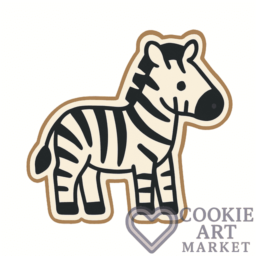 Zesty Zebra Cookie Cut