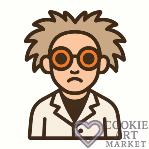 monster mash – Halloween Mad Scientist Cookie