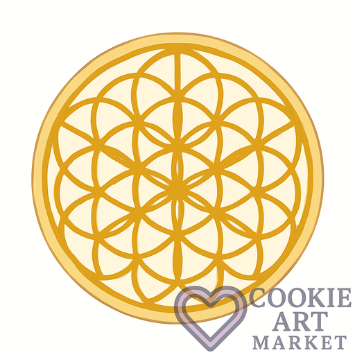 Flower of Life – Sacred Cookie Symbol